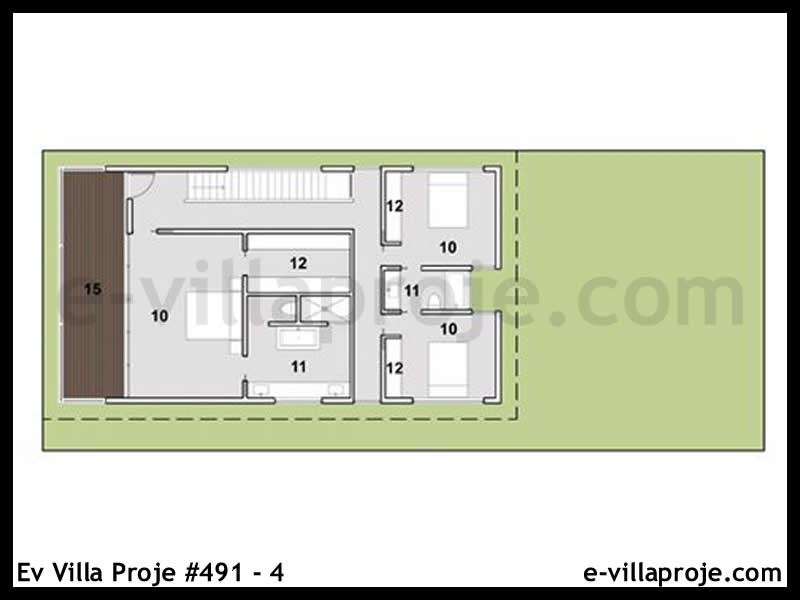 Ev Villa Proje #491 - 4 Çelik Ev Projesi - Görsel 3