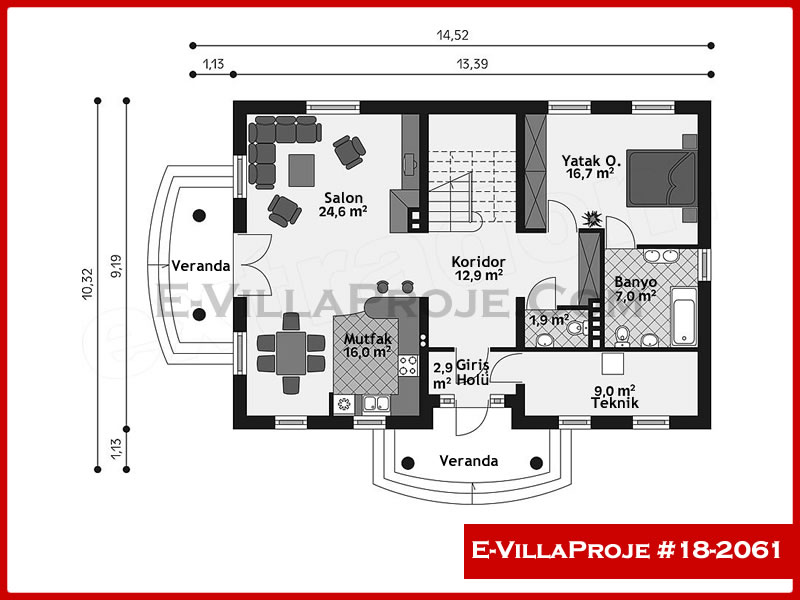 Ev Villa Proje #18 - 2061 Çelik Ev Projesi - Görsel 2