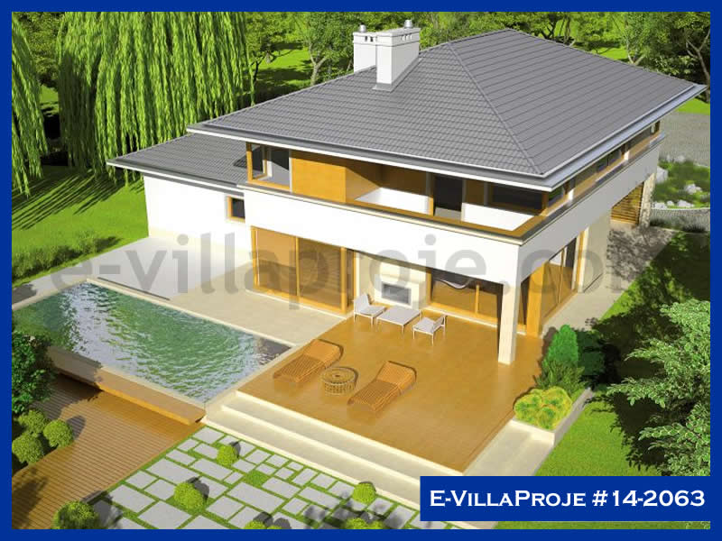 Ev Villa Proje #14 - 2063 Çelik Villa Modeli ve 3D Tasarımı
