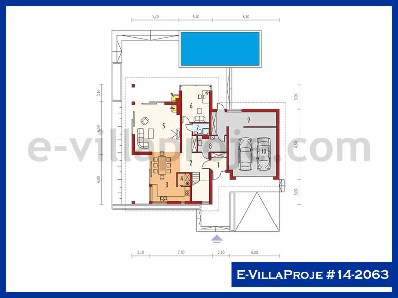 Ev Villa Proje #14 - 2063 Çelik Ev Projesi - Görsel 2