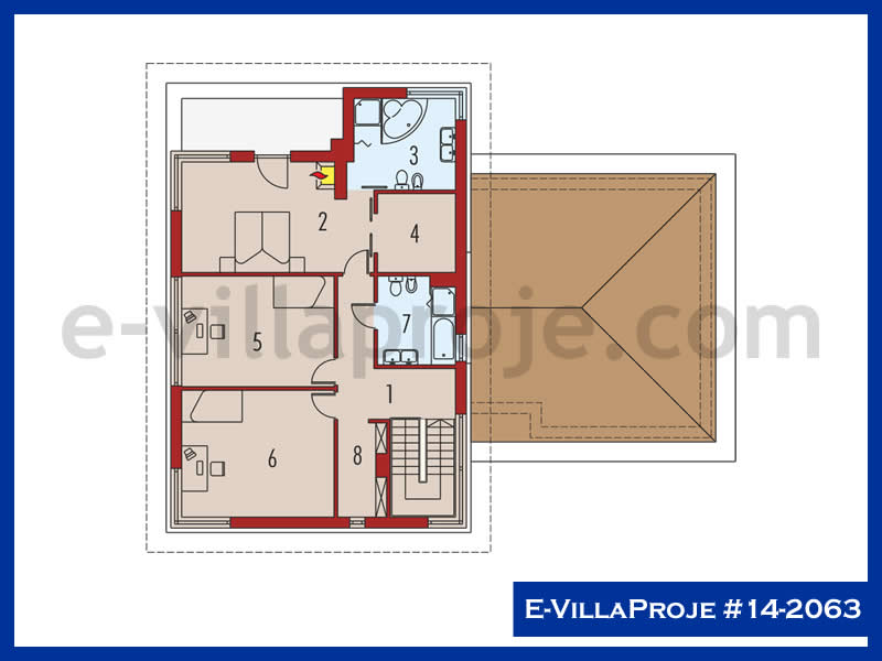 Ev Villa Proje #14 - 2063 Çelik Ev Projesi - Görsel 3