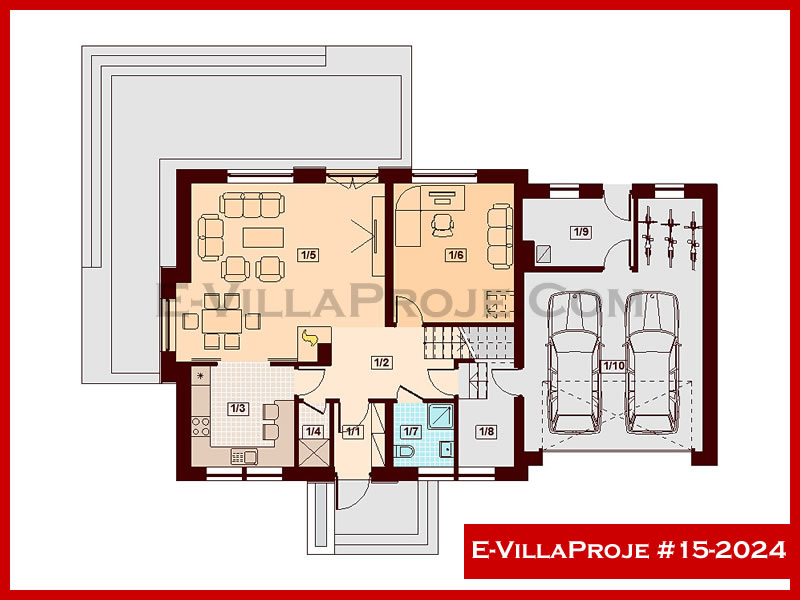 Ev Villa Proje #15 - 2024 Çelik Ev Projesi - Görsel 2