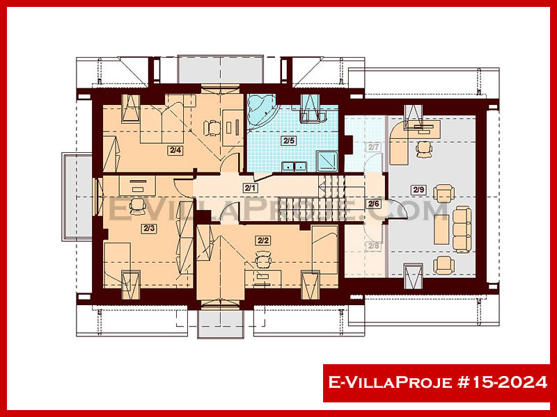 Ev Villa Proje #15 - 2024 Çelik Ev Projesi - Görsel 3