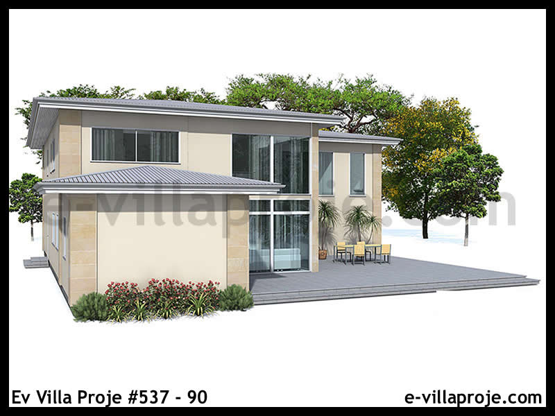 Ev Villa Proje #537 - 90 Çelik Ev Projesi - Görsel 5