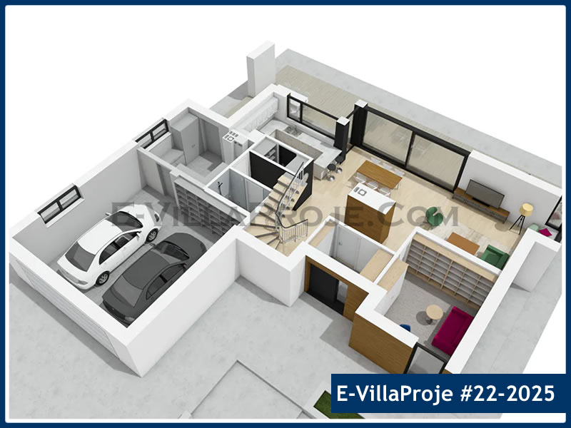 Ev Villa Proje #22 - 2025 Çelik Ev Projesi - Görsel 9
