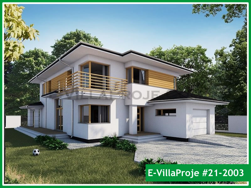Ev Villa Proje #21 - 2003 Çelik Villa Modeli ve 3D Tasarımı