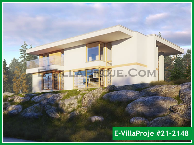 Ev Villa Proje #21 - 2148 Çelik Villa Modeli ve 3D Tasarımı