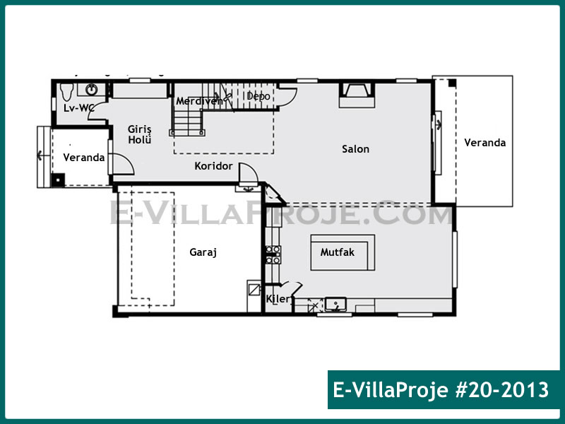 Ev Villa Proje #20 - 2013 Çelik Ev Projesi - Görsel 2