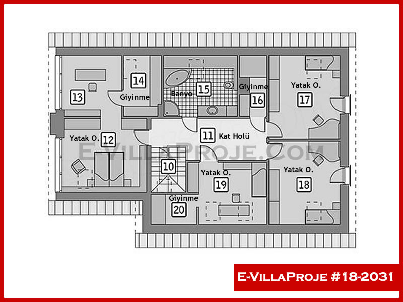 Ev Villa Proje #18 - 2031 Çelik Ev Projesi - Görsel 3