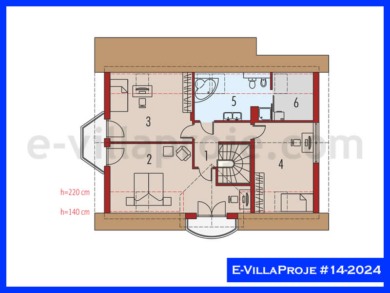 Ev Villa Proje #14 - 2024 Çelik Ev Projesi - Görsel 3