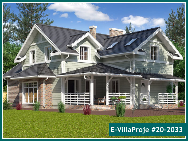 Ev Villa Proje #20 - 2033 Çelik Villa Modeli ve 3D Tasarımı