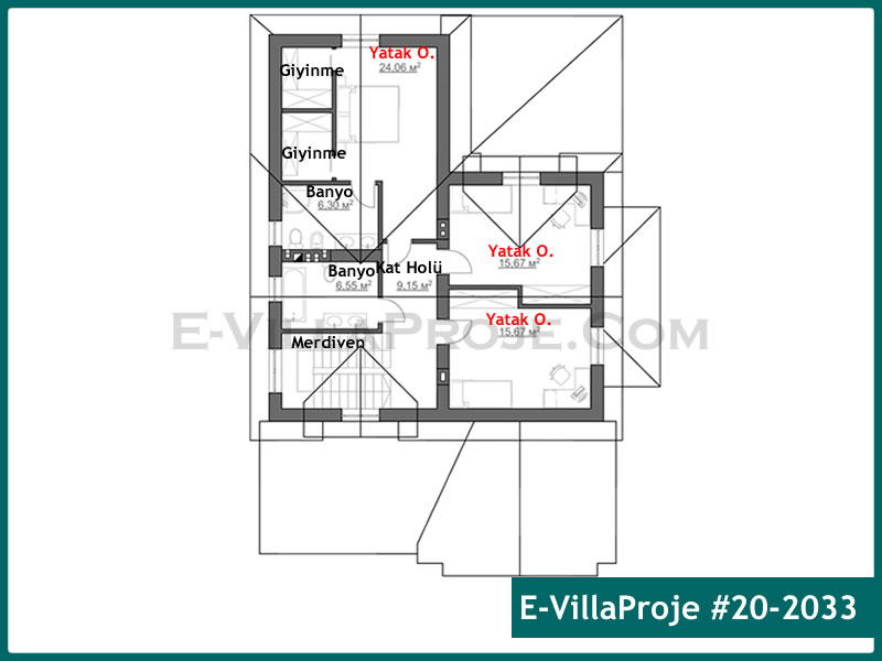 Ev Villa Proje #20 - 2033 Çelik Ev Projesi - Görsel 3