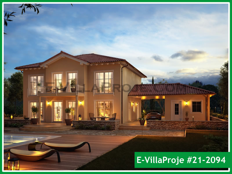 Ev Villa Proje #21 - 2094 Çelik Villa Modeli ve 3D Tasarımı