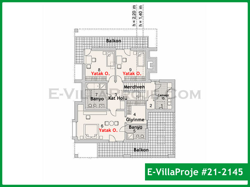 Ev Villa Proje #21 - 2145 Çelik Ev Projesi - Görsel 3