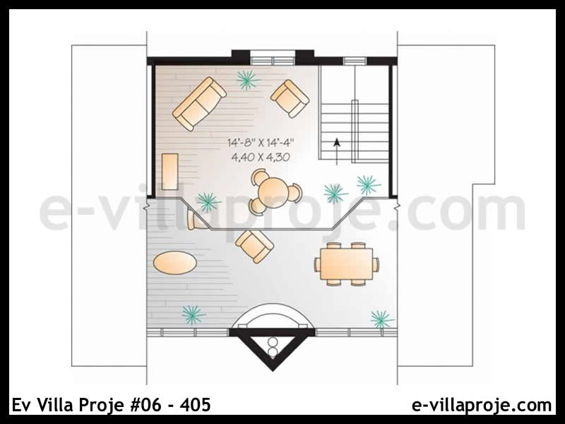 Ev Villa Proje #06 - 405 Çelik Ev Projesi - Görsel 3