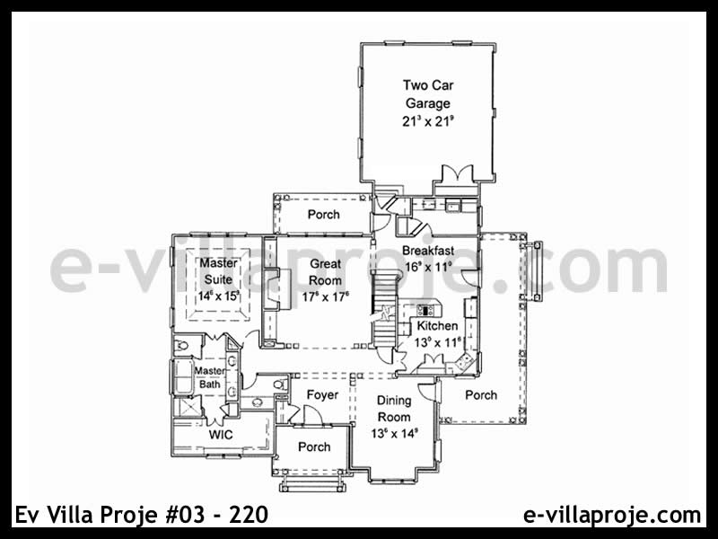 Ev Villa Proje #03 - 220 Çelik Ev Projesi - Görsel 2