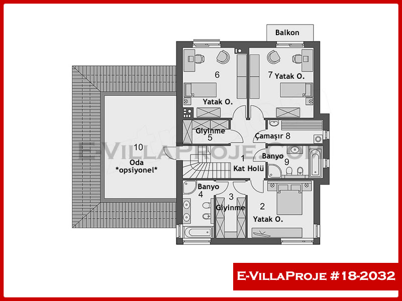 Ev Villa Proje #18 - 2032 Çelik Ev Projesi - Görsel 3