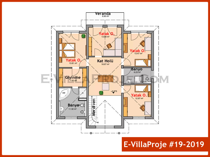 Ev Villa Proje #19 - 2019 Çelik Ev Projesi - Görsel 3