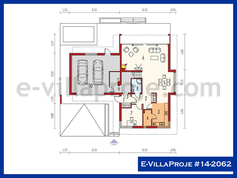Ev Villa Proje #14 - 2062 Çelik Ev Projesi - Görsel 2