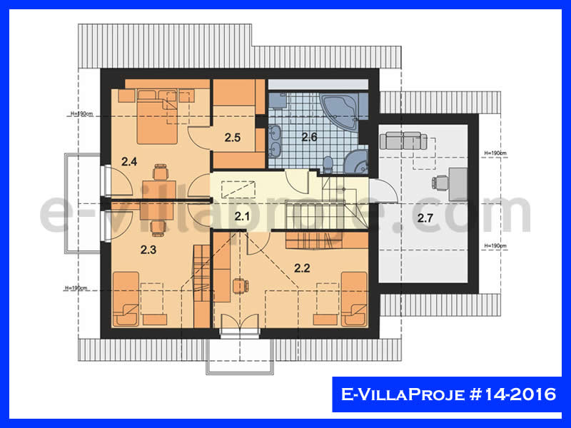 Ev Villa Proje #14 - 2016 Çelik Ev Projesi - Görsel 3