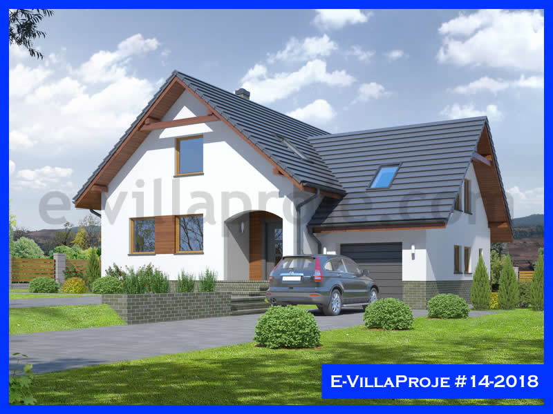 Ev Villa Proje #14 - 2018 Çelik Villa Projesi 3D Mimari Tasarımı