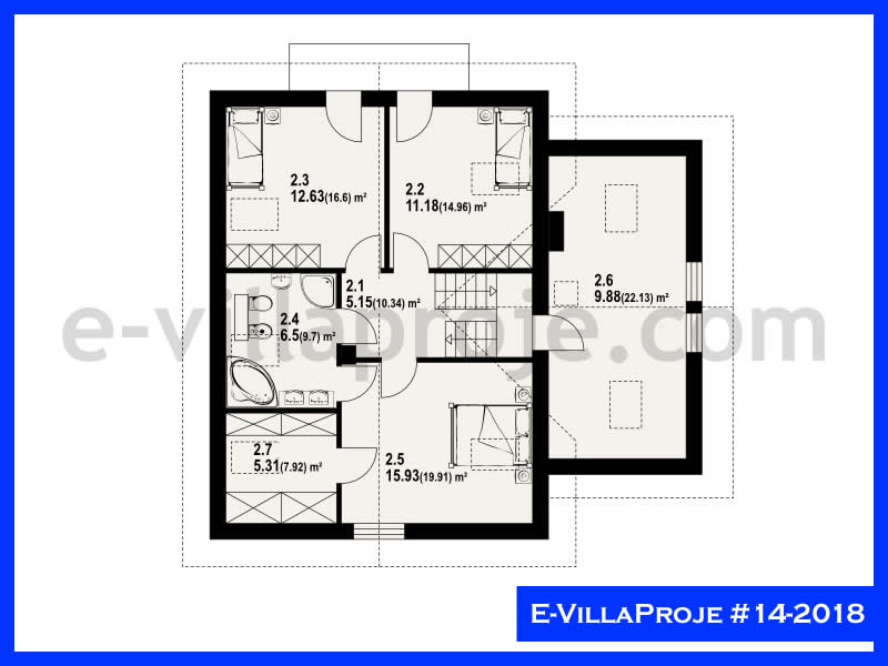 Ev Villa Proje #14 - 2018 Çelik Ev Projesi - Görsel 3