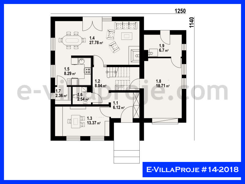 Ev Villa Proje #14 - 2018 Çelik Ev Projesi - Görsel 2
