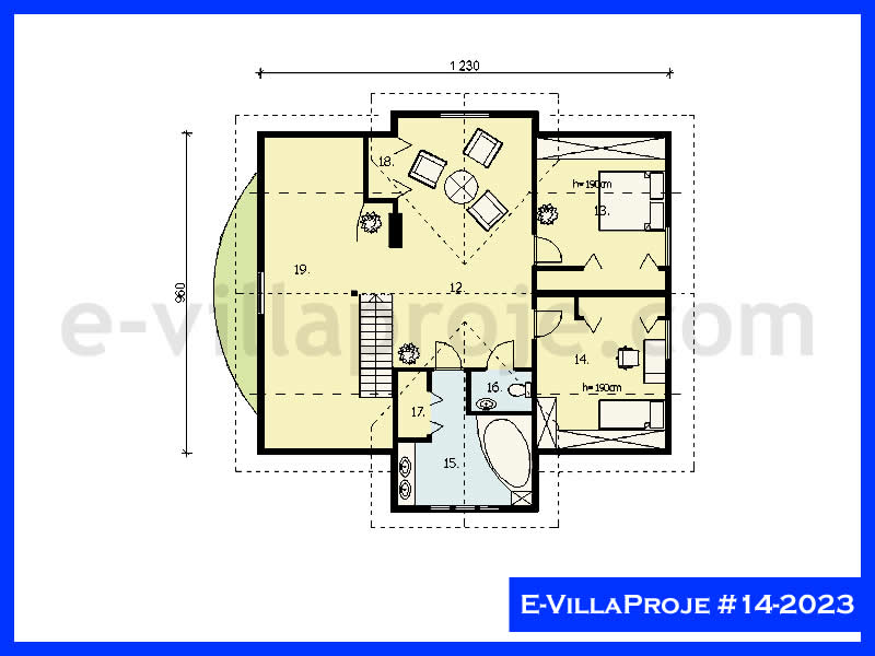 Ev Villa Proje #14 - 2023 Çelik Ev Projesi - Görsel 3
