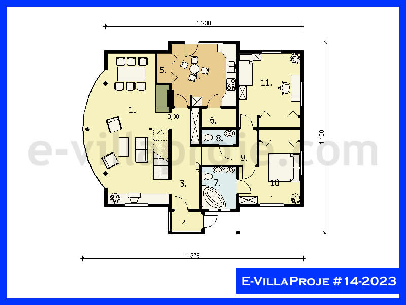 Ev Villa Proje #14 - 2023 Çelik Ev Projesi - Görsel 2