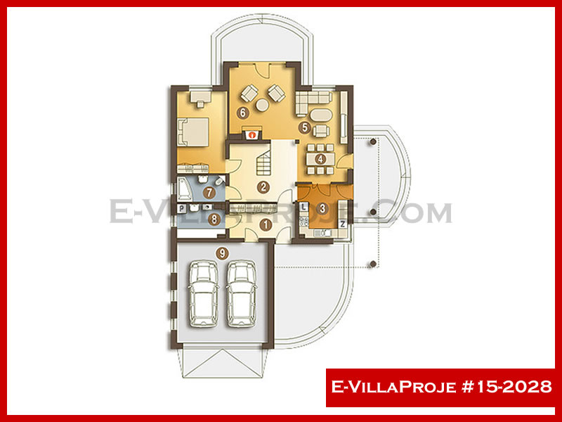 Ev Villa Proje #15 - 2028 Çelik Ev Projesi - Görsel 2