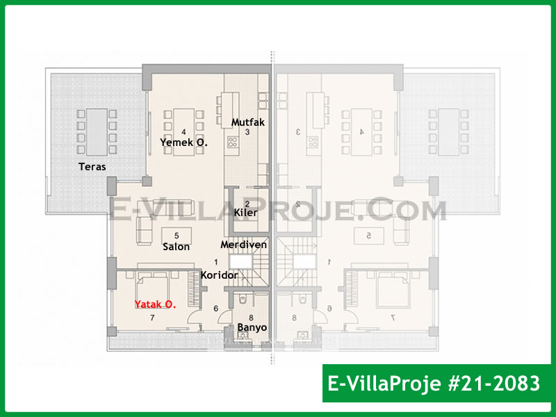 Ev Villa Proje #21 - 2083 Çelik Ev Projesi - Görsel 2