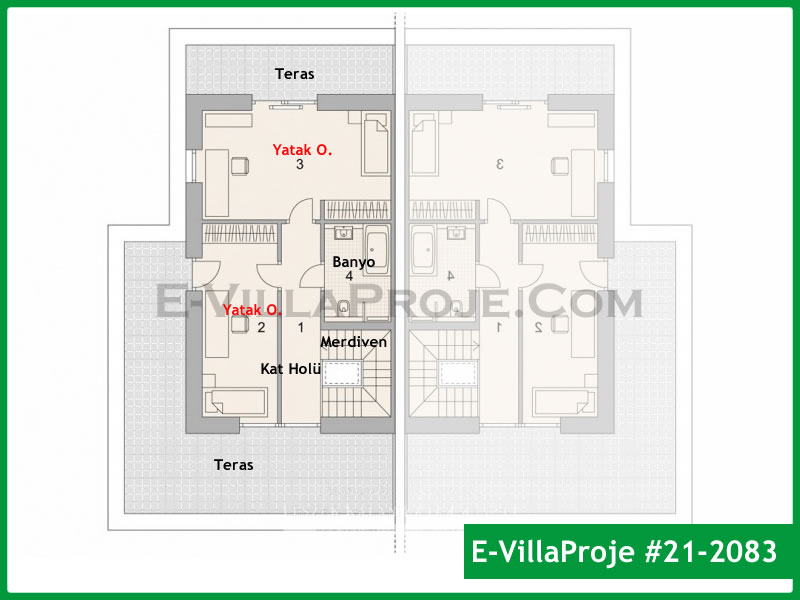 Ev Villa Proje #21 - 2083 Çelik Ev Projesi - Görsel 3