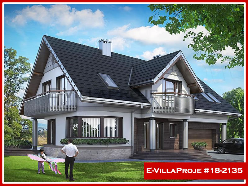 Ev Villa Proje #18 - 2135 Çelik Villa Projesi 3D Mimari Tasarımı