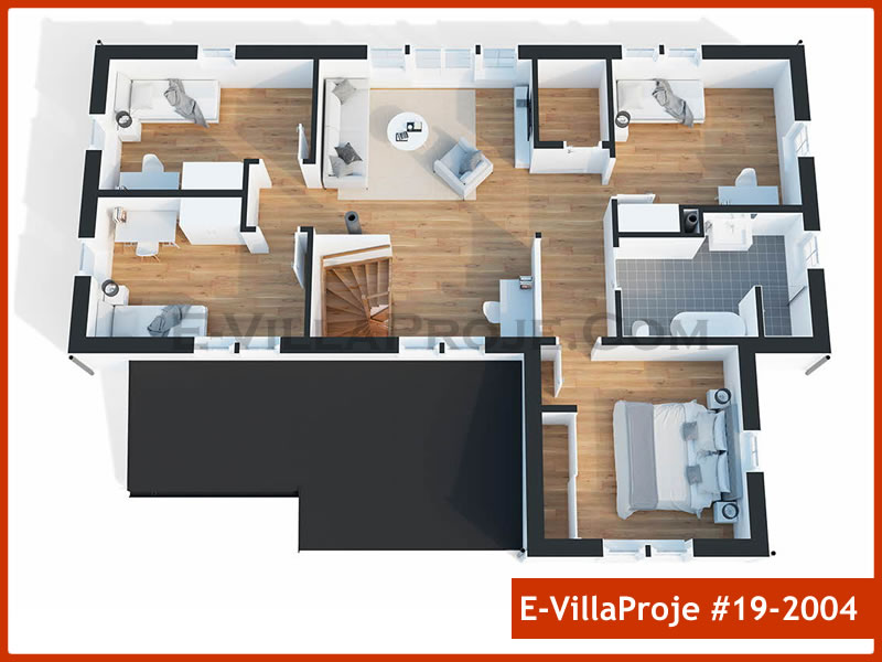 Ev Villa Proje #19 - 2004 Çelik Ev Projesi - Görsel 9