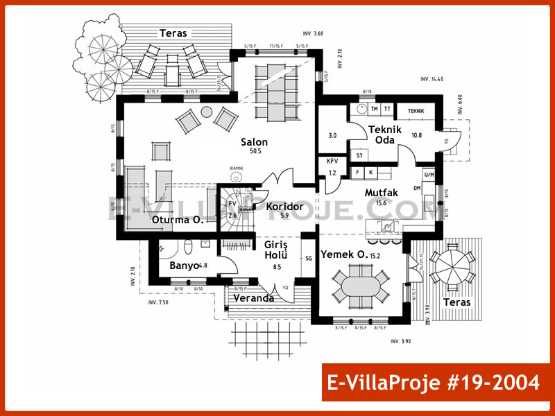 Ev Villa Proje #19 - 2004 Çelik Ev Projesi - Görsel 2