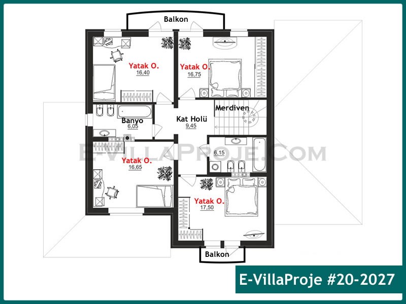 Ev Villa Proje #20 - 2027 Çelik Ev Projesi - Görsel 3