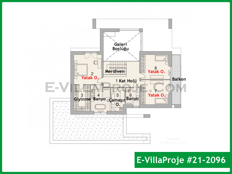 Ev Villa Proje #21 - 2096 Çelik Ev Projesi - Görsel 3