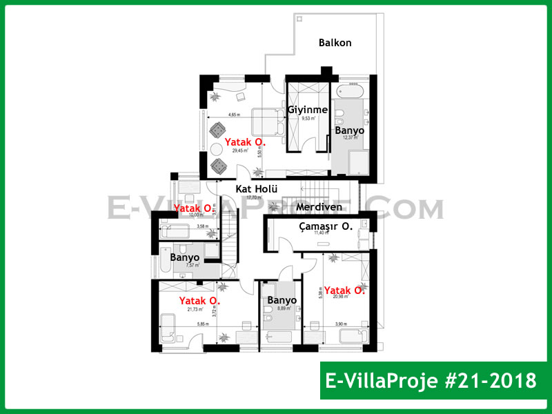 Ev Villa Proje #21 - 2018 Çelik Ev Projesi - Görsel 3