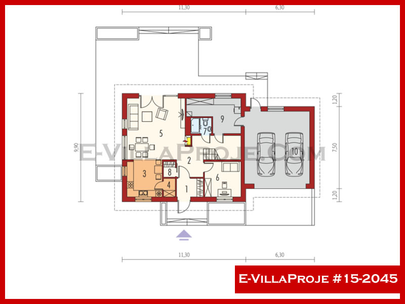 Ev Villa Proje #15 - 2045 Çelik Ev Projesi - Görsel 2