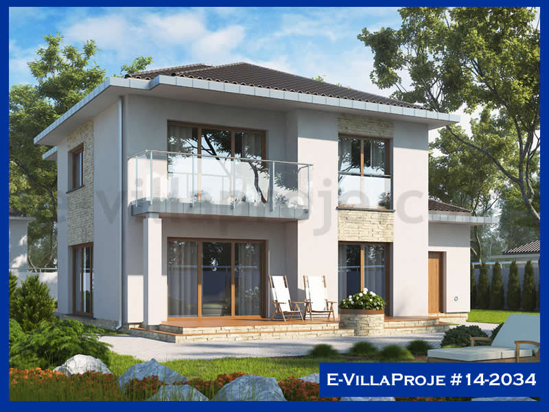 Ev Villa Proje #14 - 2034 Çelik Villa Modeli ve 3D Tasarımı