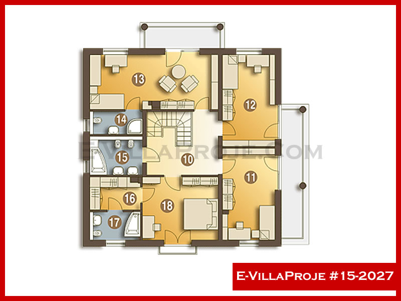 Ev Villa Proje #15 - 2027 Çelik Ev Projesi - Görsel 3