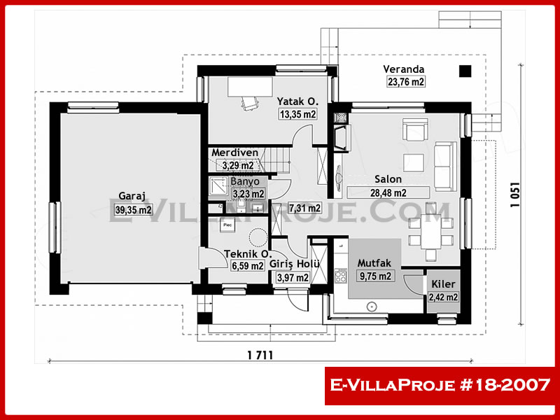 Ev Villa Proje #18 - 2007 Çelik Ev Projesi - Görsel 2