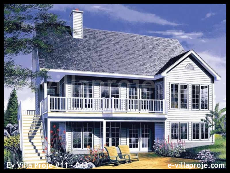 Ev Villa Proje #11 - 043 Çelik Villa Modeli ve 3D Tasarımı
