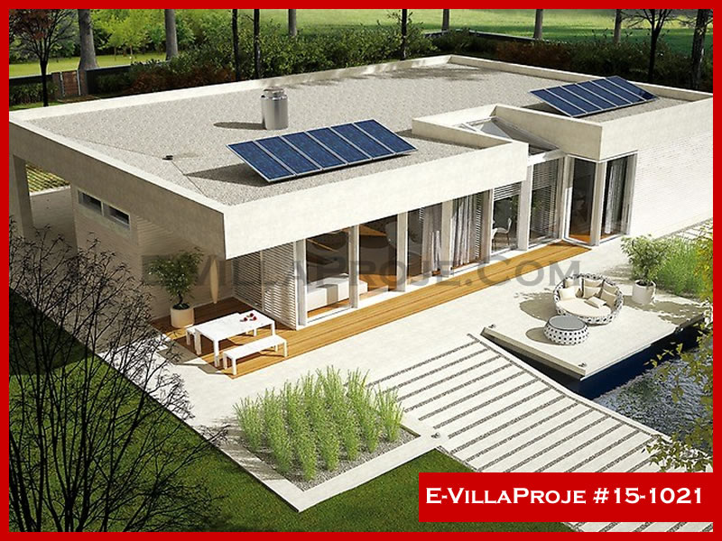 Ev Villa Proje #15 - 1021 Çelik Villa Modeli ve 3D Tasarımı