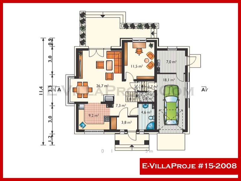 Ev Villa Proje #15 - 2008 Çelik Ev Projesi - Görsel 2