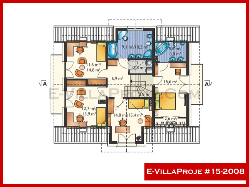 Ev Villa Proje #15 - 2008 Çelik Ev Projesi - Görsel 3