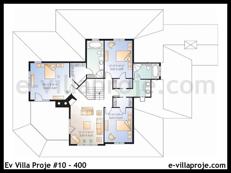 Ev Villa Proje #10 - 400 Çelik Ev Projesi - Görsel 3