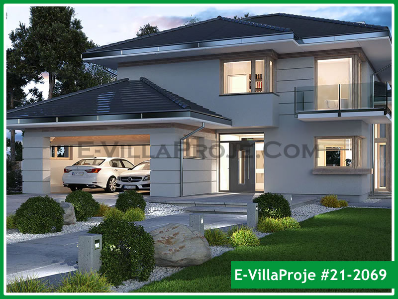 Ev Villa Proje #21 - 2069 Çelik Villa Modeli ve 3D Tasarımı