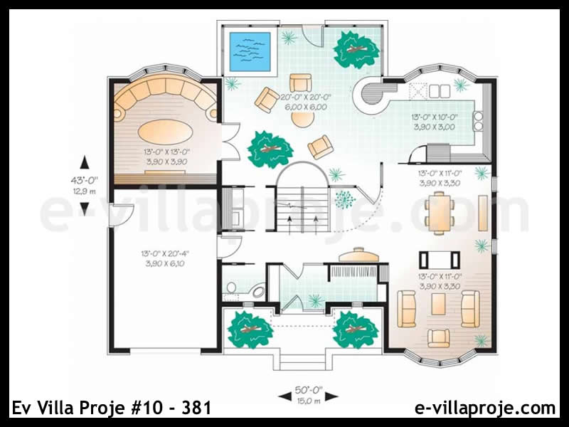 Ev Villa Proje #10 - 381 Çelik Ev Projesi - Görsel 2