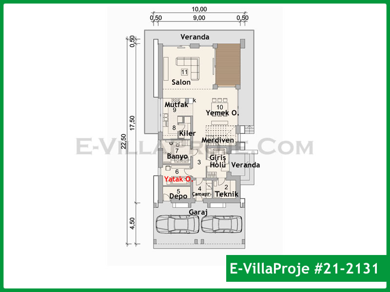 Ev Villa Proje #21 - 2131 Çelik Ev Projesi - Görsel 2
